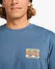 Camiseta Billabong Crayon Wave State Blue