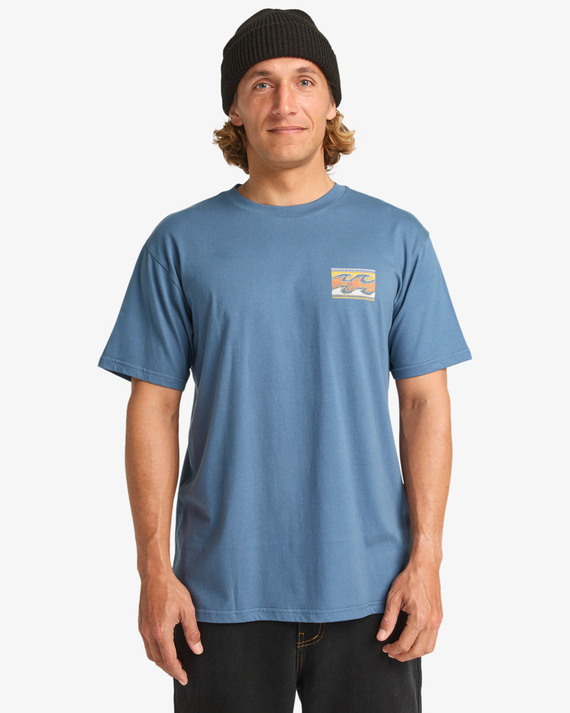 Camiseta Billabong Crayon Wave State Blue