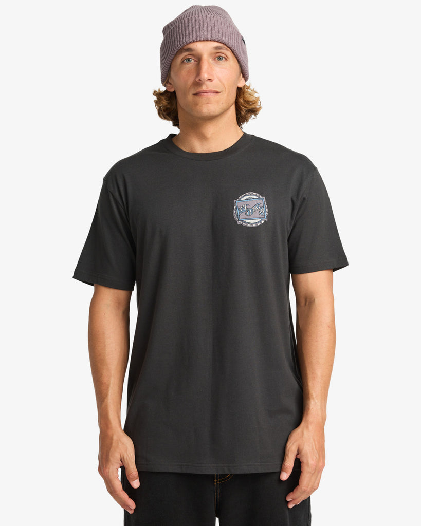Camiseta Billabong Crayon Waves Dark Grey