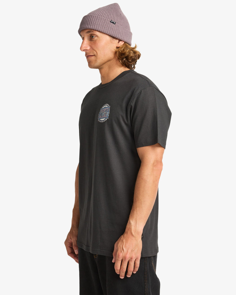 Camiseta Billabong Crayon Waves Dark Grey