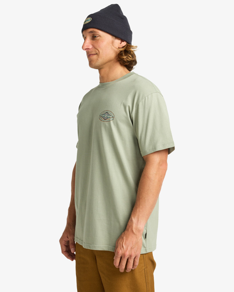 Camiseta Billabong Diamond Vision Green Grey