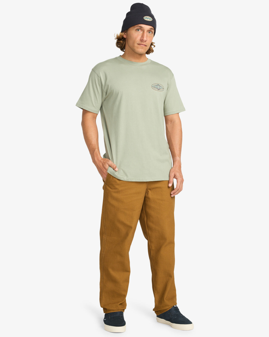 Camiseta Billabong Diamond Vision Green Grey