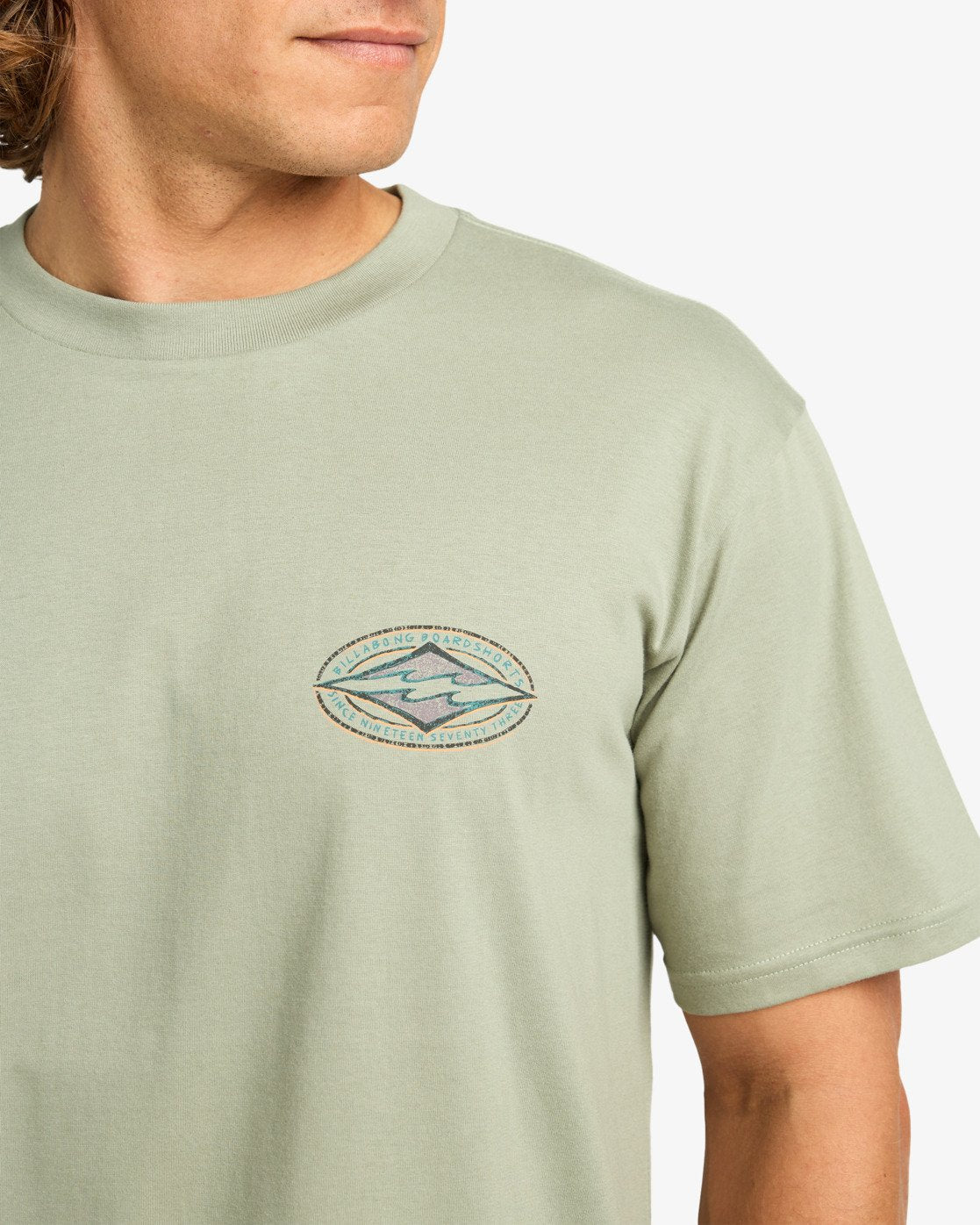 Camiseta Billabong Diamond Vision Green Grey