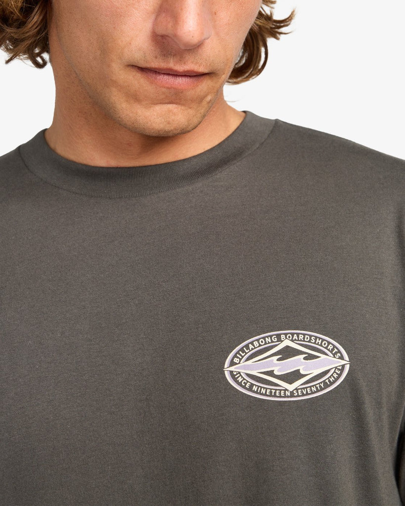 Camiseta Billabong Diamond Vision Vintage Grey