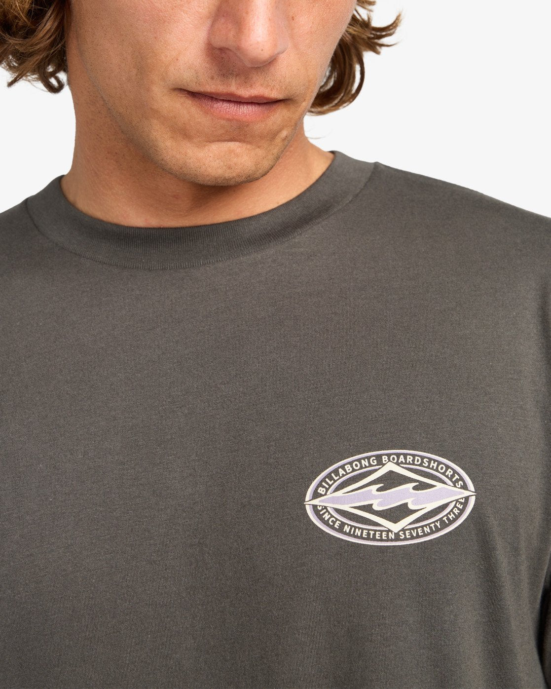 Camiseta Billabong Diamond Vision Vintage Grey