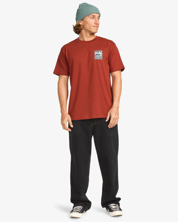 Camiseta Billabong Stamp Dark Red