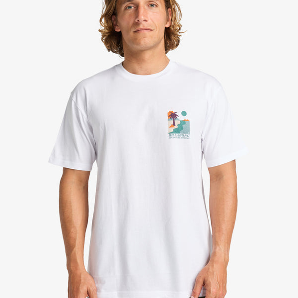 Camiseta Billabong Sundown White
