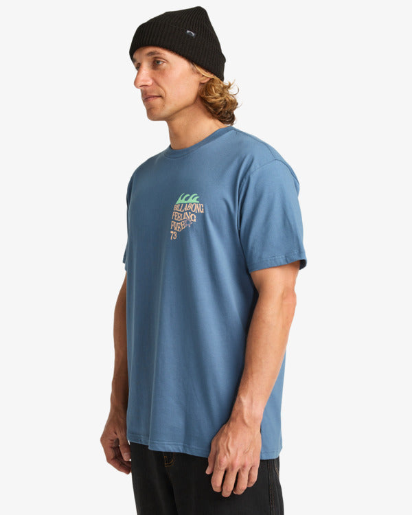 Camiseta Billabong Twin Fin State Blue