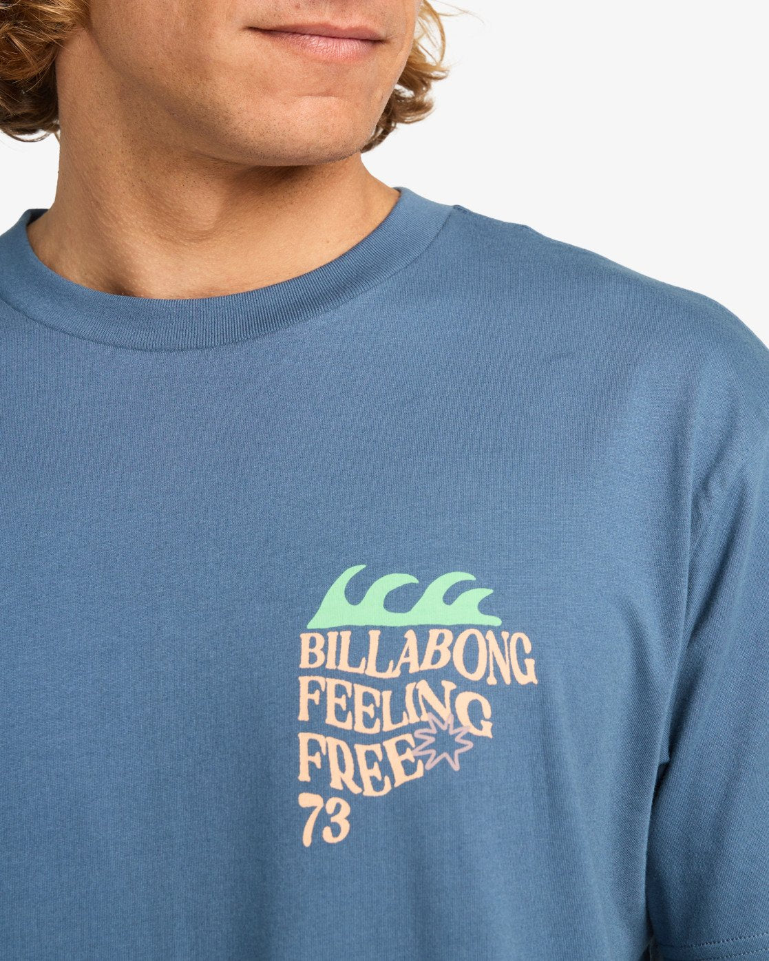 Camiseta Billabong Twin Fin State Blue