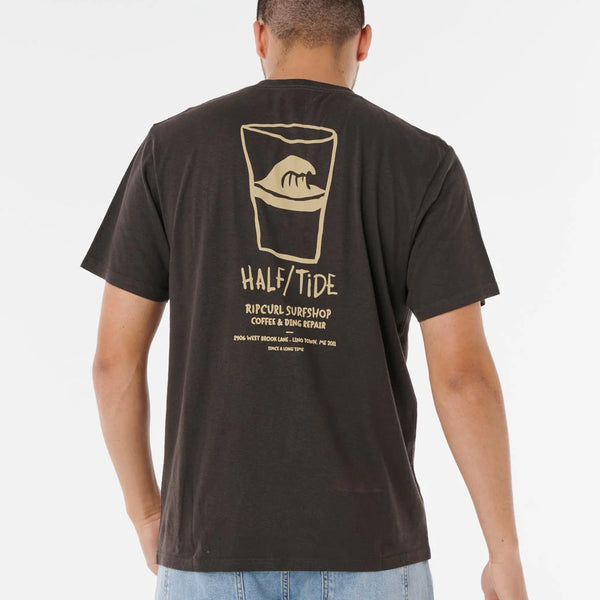 Camiseta Rip Curl Shaper Address Tee Washed Black