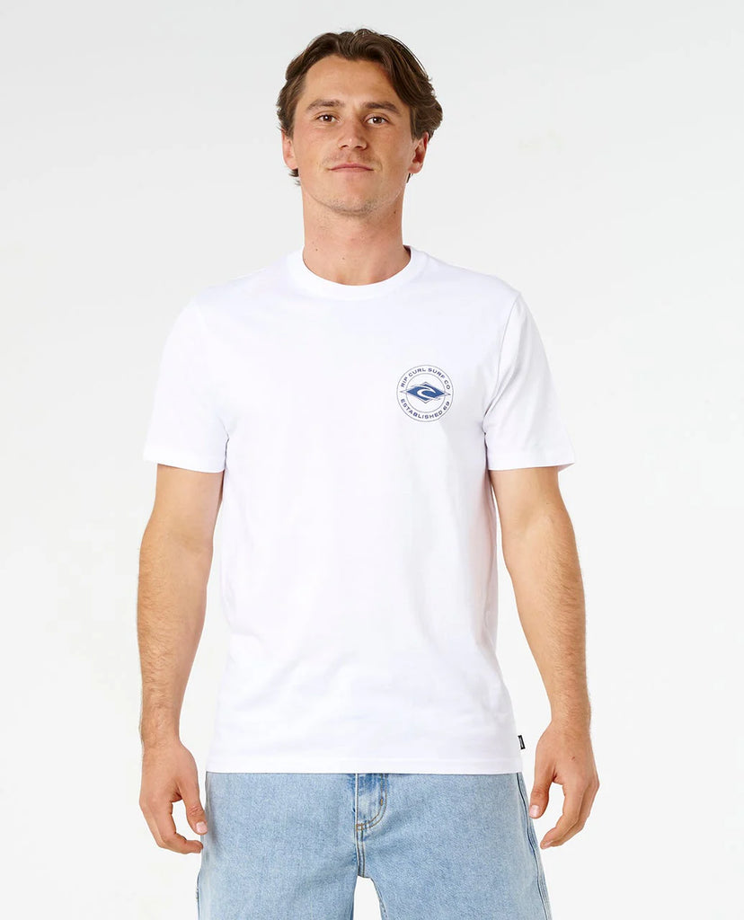 Camiseta Rip Curl Staple Tee White