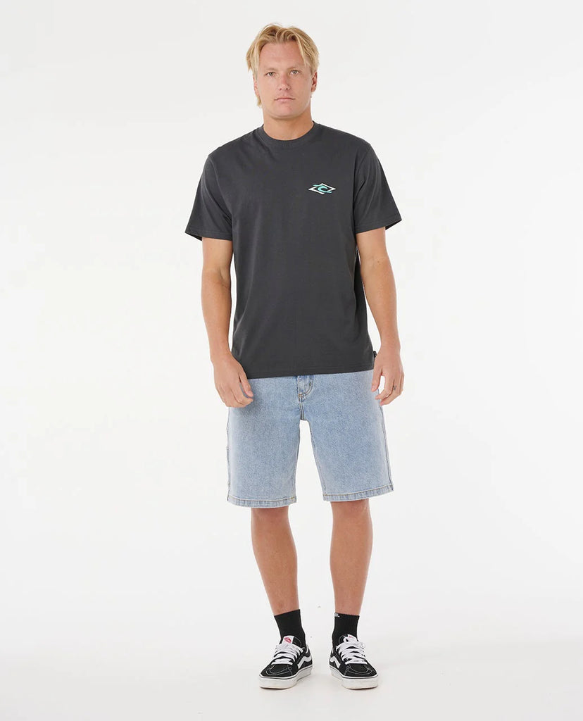 Camiseta Rip Curl Legacy Tee Washed Black