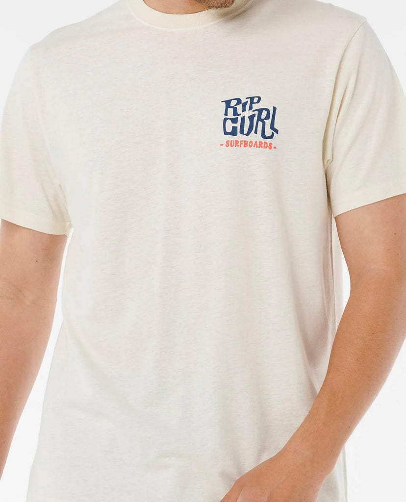 Camiseta Rip Curl Shaper Address Tee Bone