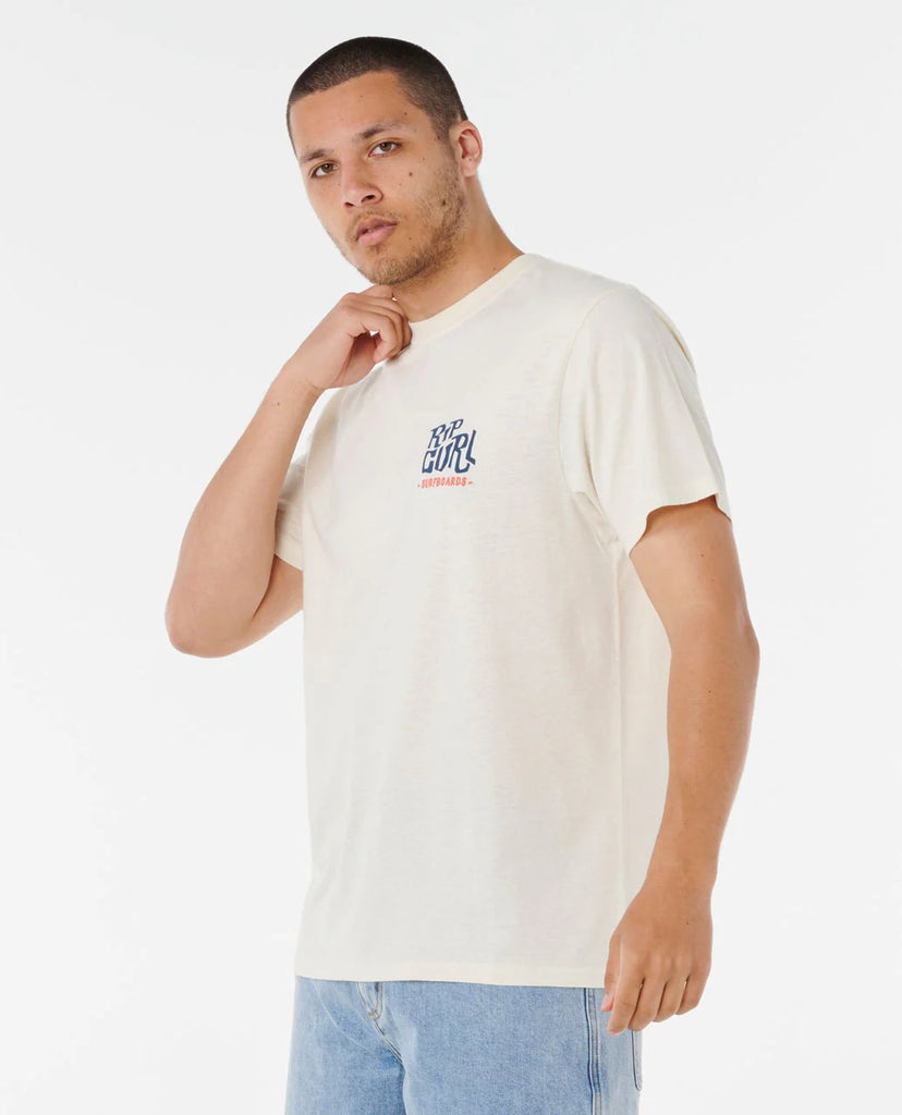 Camiseta Rip Curl Shaper Address Tee Bone