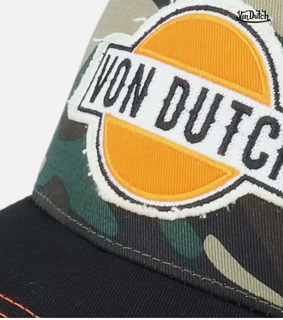 Gorra Von Dutch Camp Patch Camo Trucker