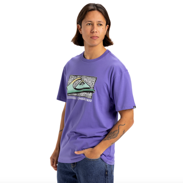 Camiseta Quiksilver Retro Fade Dusted Peri
