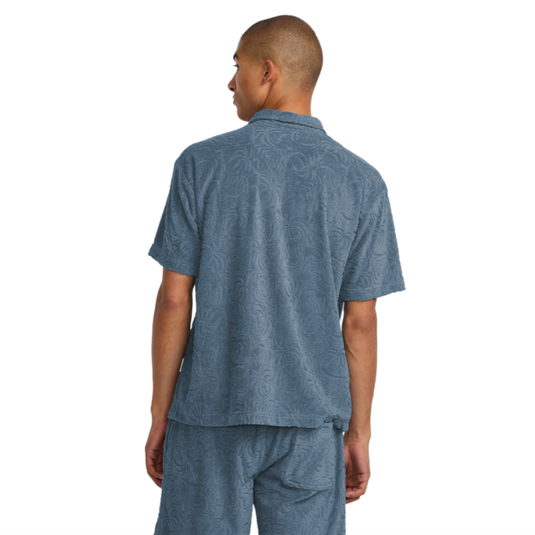 Camisa Rvca Exotica Vintage Navy