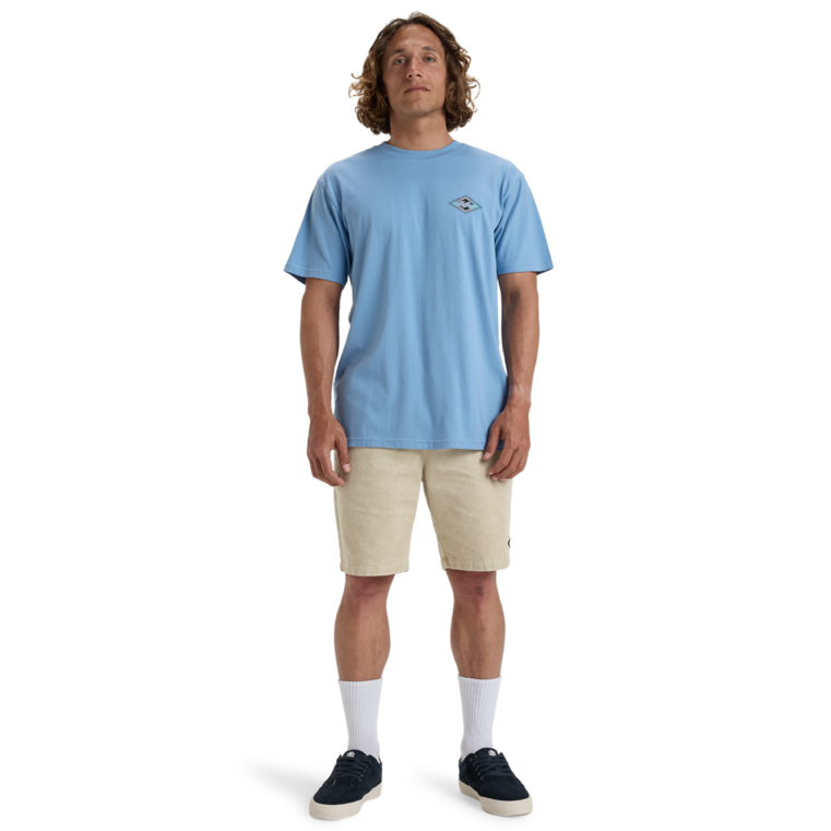 Camiseta Billabong Crayon Wave Sky Blue
