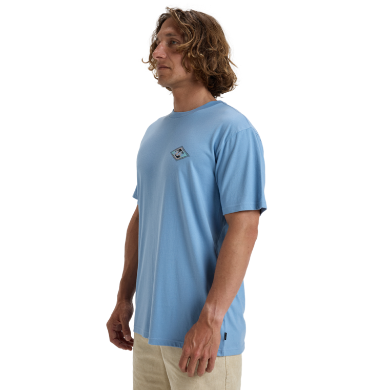 Camiseta Billabong Crayon Wave Sky Blue