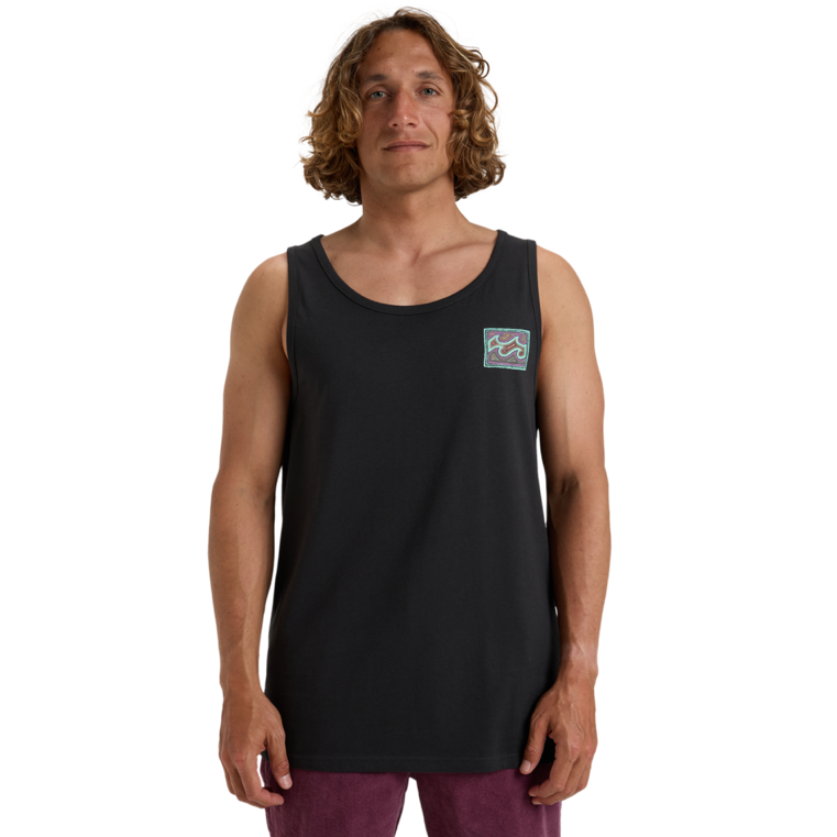 Camiseta Billabong Crayon Wave Tank Black