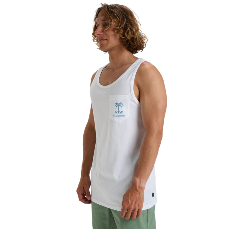 Camiseta Billabong Troppo Pocket Tank White