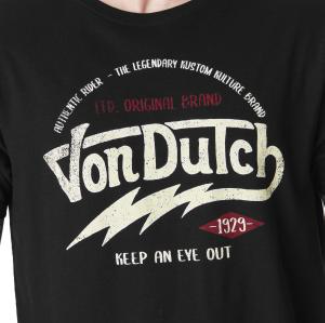 Camiseta Von Dutch Keep Noir Kustom