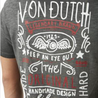 Camiseta Von Dutch Hans B Heather Grey