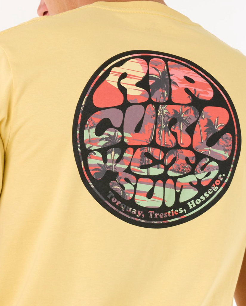 Camiseta Rip Curl Passage Tee Straw