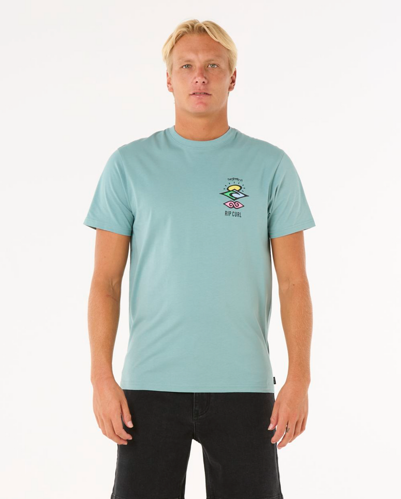 Camiseta Rip Curl Passage Tee Blue Lagoon