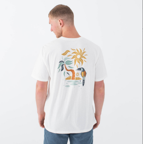 Camisa Hurley Oceanside Barely Bone
