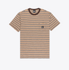 Camiseta Quiksilver Onix Striped Almond