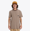 Camiseta Quiksilver Onix Striped Almond