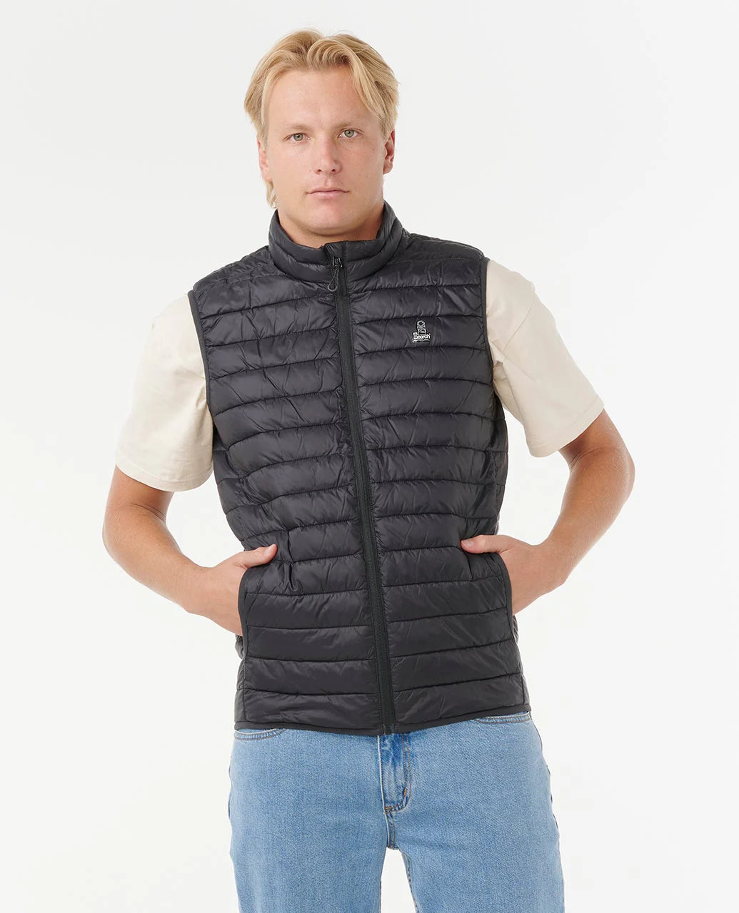 Chaleco Rip Curl Anti Series search Puffer Vest Black