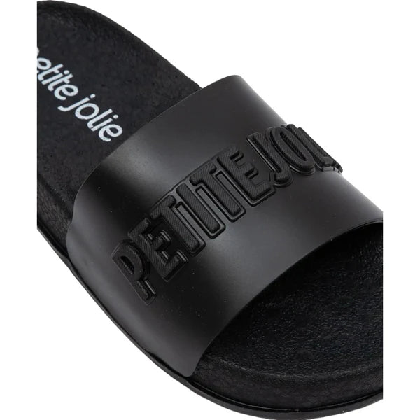 Chanclas de pala Petite Jolie Slide Black