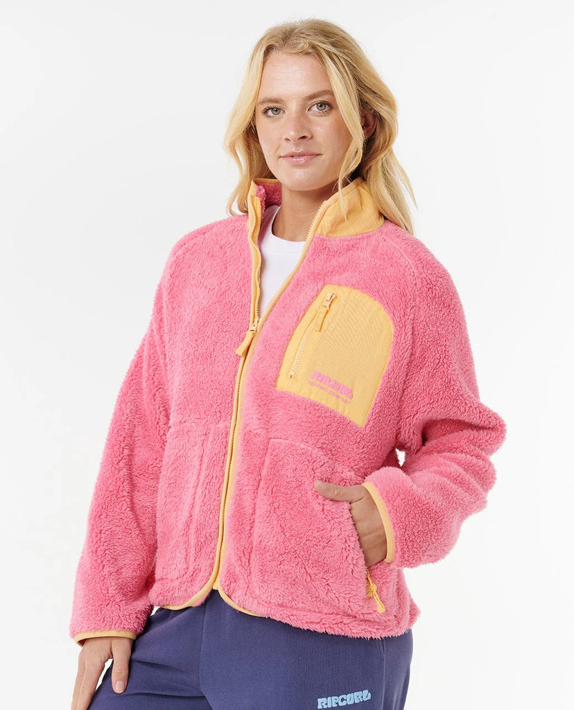 Sudadera Rip Curl Shore Break Polar Fleece Pink