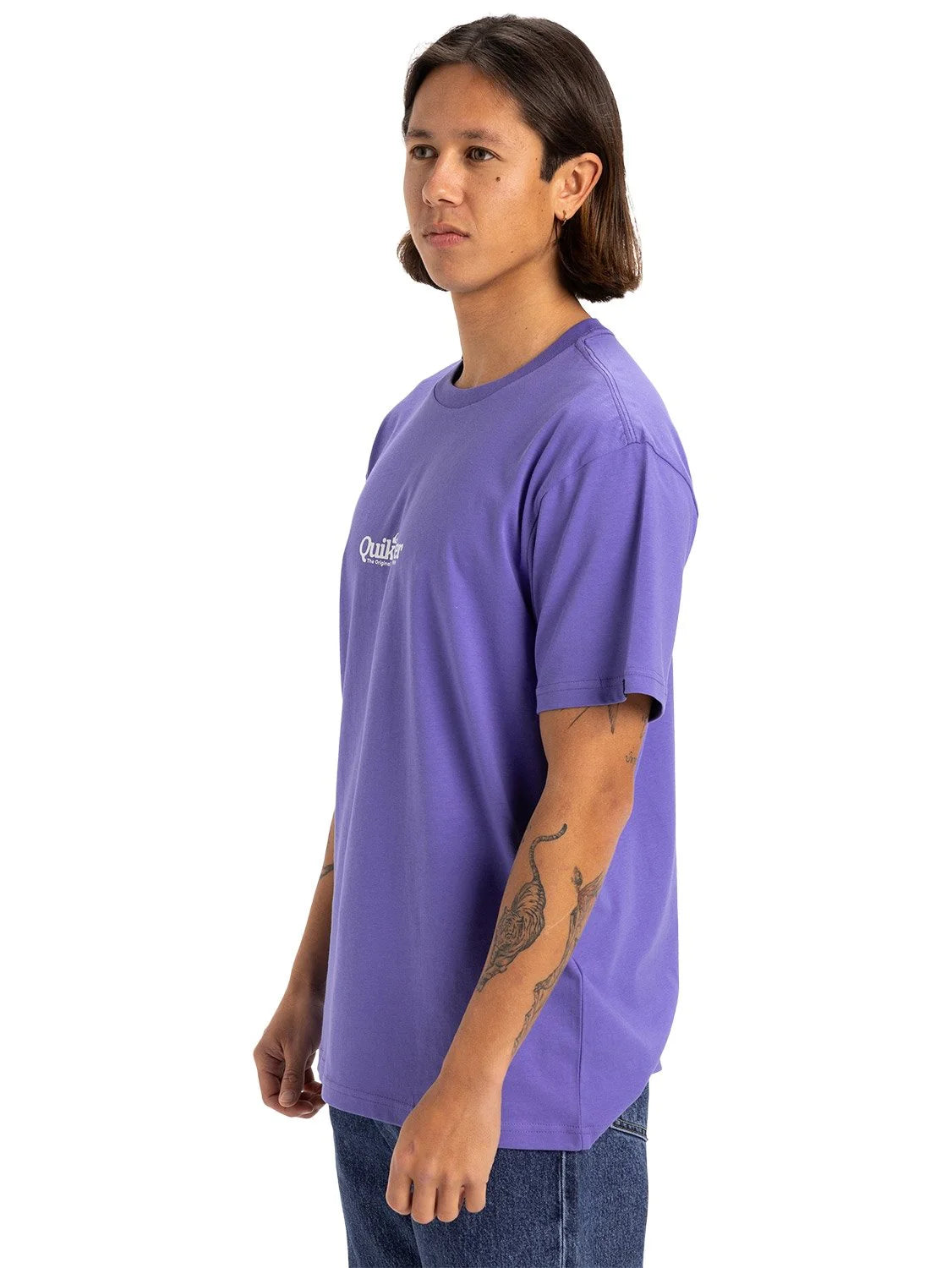 Camiseta Quiksilver Fineline Purple