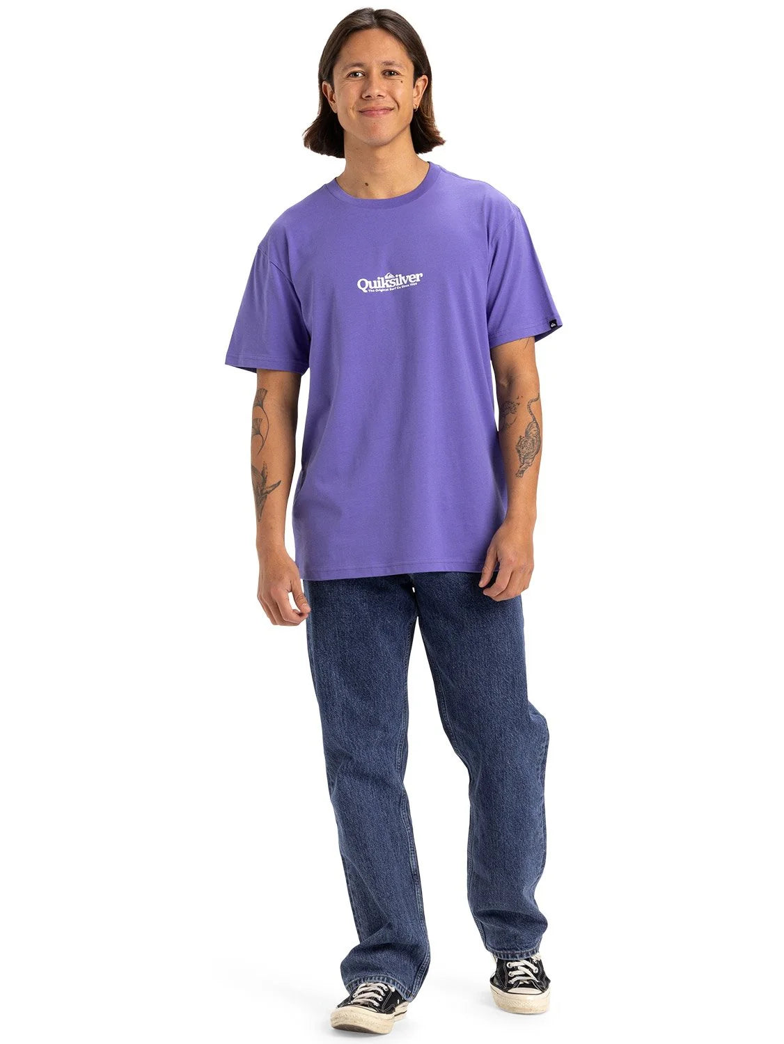 Camiseta Quiksilver Fineline Purple