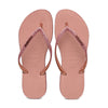 Chanclas Havaianas Slim Sparkle Crocus Rose Golde SS23
