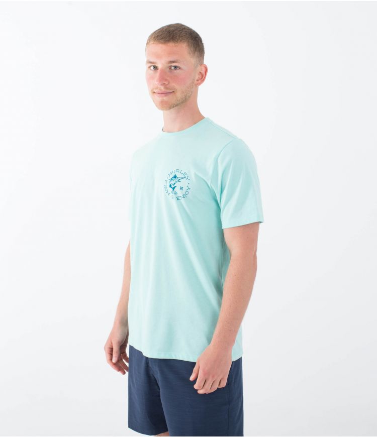 Camiseta Hurley Bait Turquoise