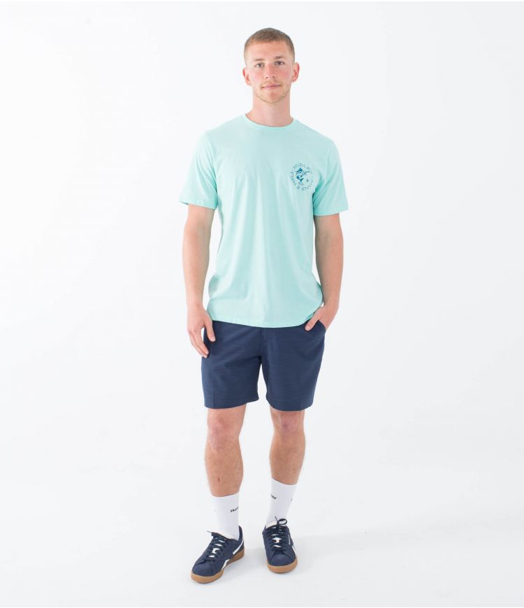Camiseta Hurley Bait Turquoise