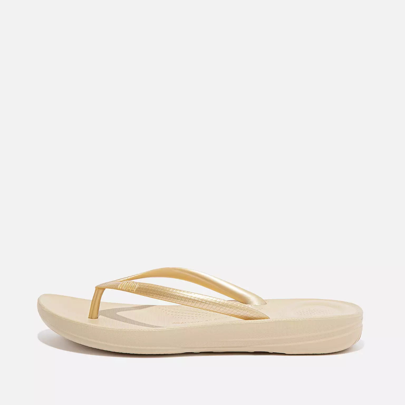 Sandalias Fitflop Iqushion Ergonomic Gold