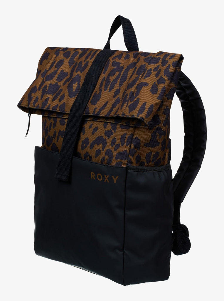 Mochila Roxy Pop It Leopard Black