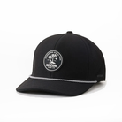 Gorra Rip Curl Hydro Elite Flexfit Black negra con logo frontal y paneles laterales microperforados
