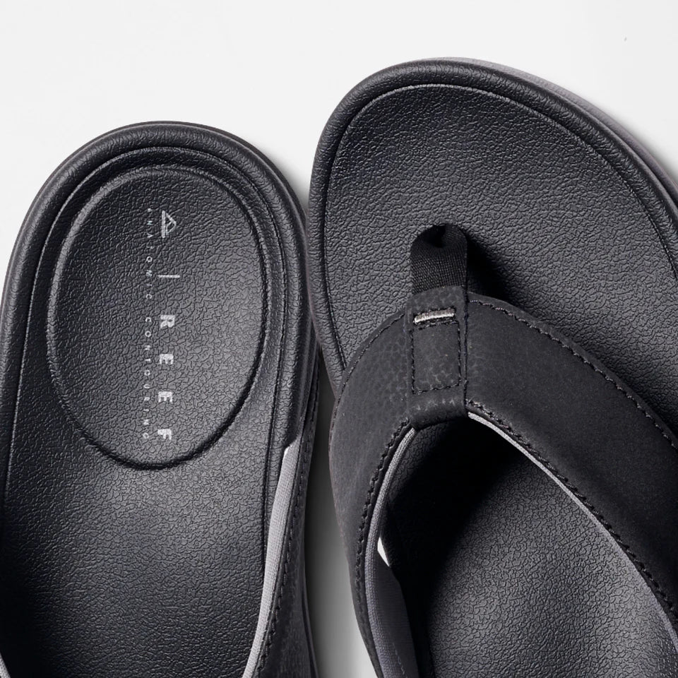 Chanclas Reef Cushion Bonzer Black Gum