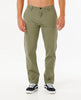 Pantalones Chinos Hombre Rip CUrl Classic Surf Chino Pant Green