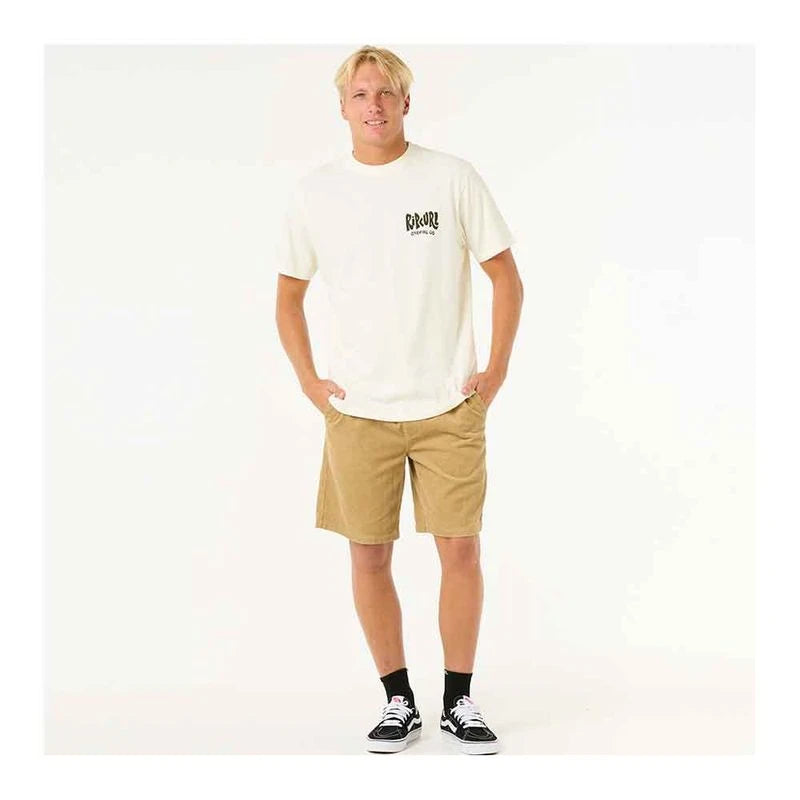 Camiseta Rip Curl Shield Tee Bone