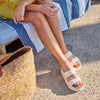 Sandalias Hey Dude Austin Slide Classic Ivory