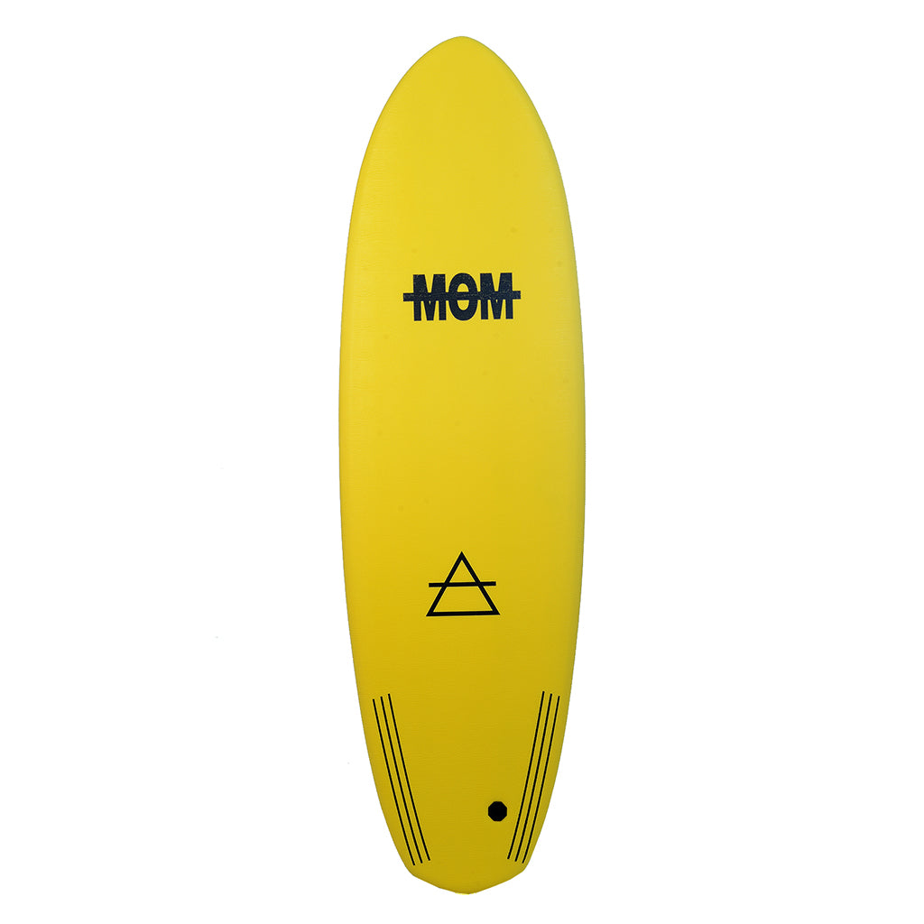 Tabla de Surf Softboard Mom Diamond Tail 6´0 Ylw