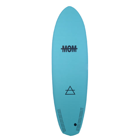 Tabla de Surf Softboard Mom Diamond Tail 6´6 Fucsia