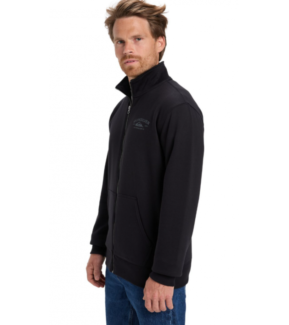 Sudadera Quiksilver Zip Fleece No Hood Black